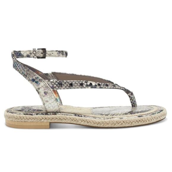 VINCE CAMUTO “Kelmia” Grey Multi Iridescent Exotic Sandals - Picture 2 of 5